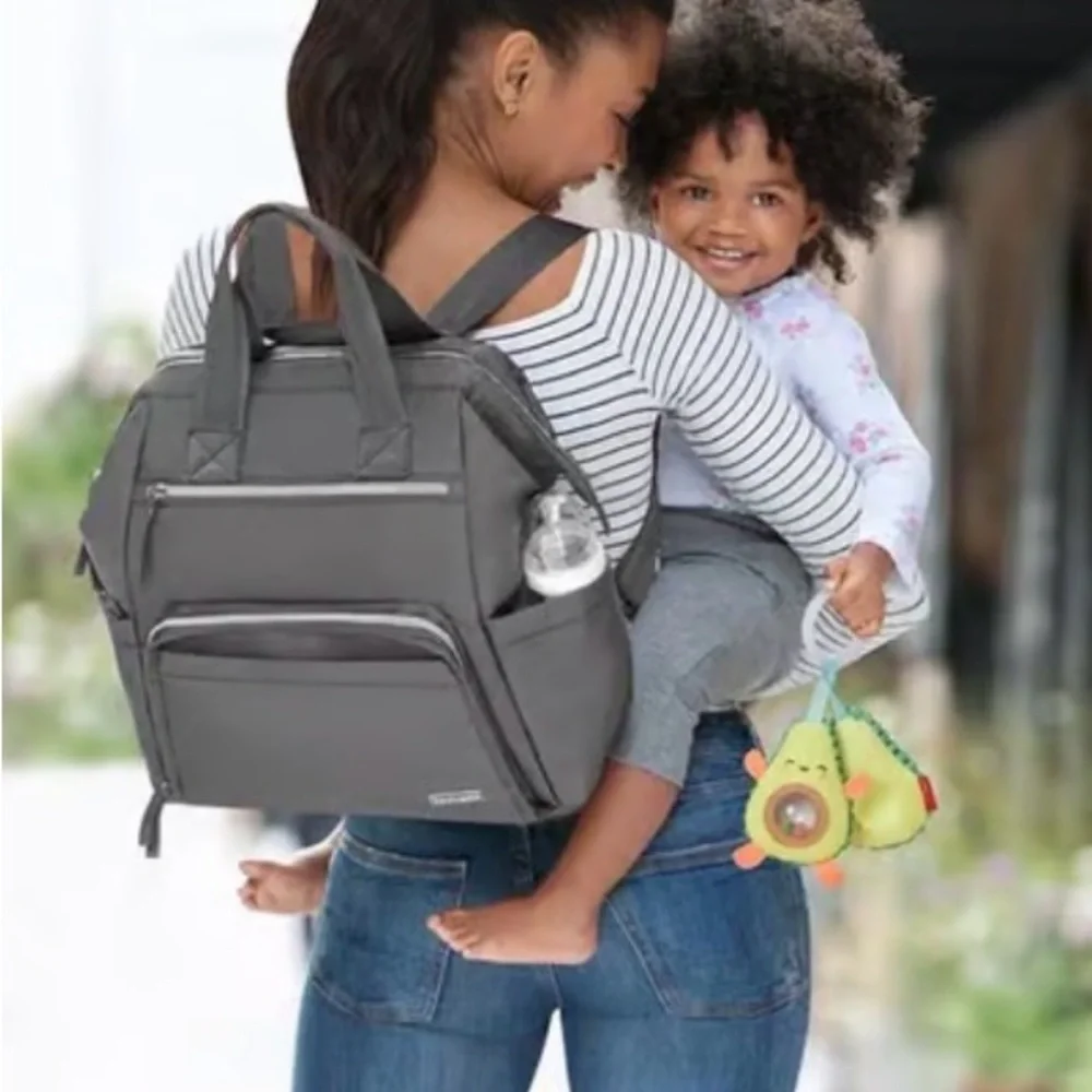 Skip Hop Taupe Diaper Bag